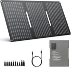 30W Solar Panel Charger YT30 Foldable Solar Panel IP65 Waterproof Solar Charger with QC3.0 USB & DC Output(10 Connectors) 24% High Efficiency for Outdoor Camping