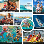 152 PCS Waterproof First Aid Kit, Portable Small Boat Dry Bag Bug Out Bags, Emergency Medical Kit Ideal for Boating, Camping, Fishing, Kayaking, Floating, Red