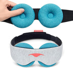 Manta Cool Sleep Mask – Blackout Eye Mask with Reusable Cooling Pads, Zero Eye Pressure and Adjustable Strap for Soothing Cool Relief