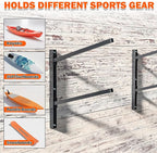Ultrawall Kayak Storage Rack for 2 Kayaks, Adjustable Wall Mounted Kayak Holder for Garage, Heavy Duty Kayak Hanger for Canoe, Paddleboard, Indoor & Outdoor Use