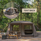 Naturehike Village Instant Tent, 4 Person 8 Person Camping Tent with Full Rainfly, Waterproof Large Cabin Tents for Car Camping