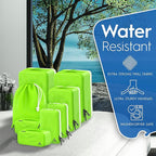 8-Piece Deluxe Compression Packing Cubes Travel - Maximize Space In Luggage With Double Capacity Design, Luxury Compressible Packing Cubes For Travel, Large, Small, & Medium Set