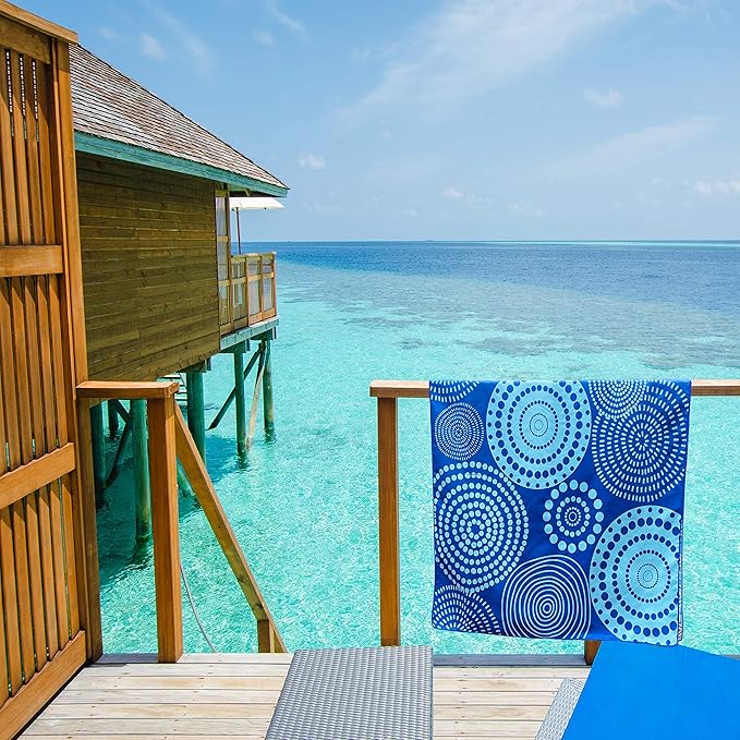 Elite Trend Quick Dry Towel Extra Large 78x35 Inch - Microfiber Beach Towel - Perfect for Beach, Travel, Swimming, Pool, Yoga, Hiking, Camping - Lightweight, Fast Drying, Compact for Adults (Zero)