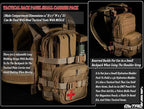 Tactical Small MOLLE Hydration Pack Outdoor Water Bladder Carrier Pack for Vest Backpack