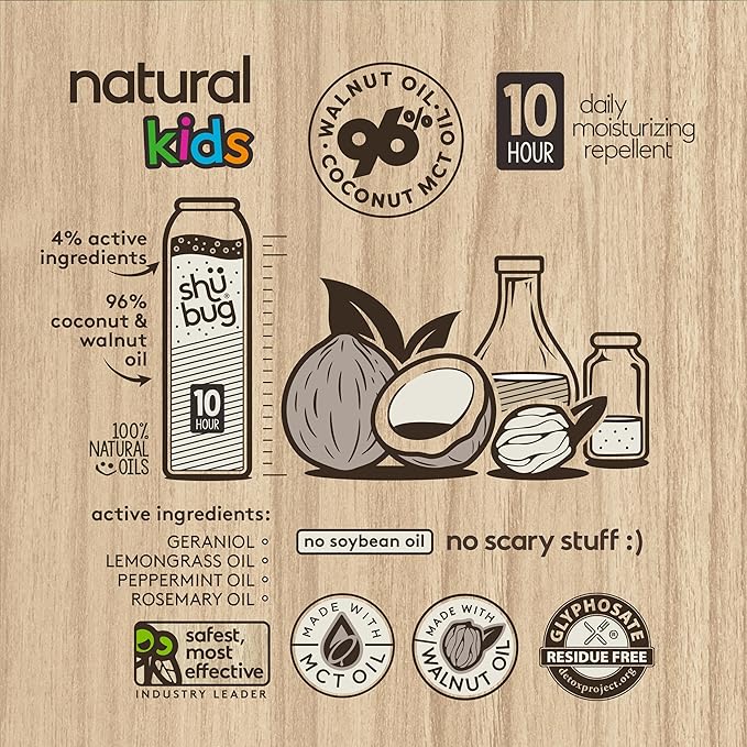 [2 Count] - Mosquito Repellent Spray - Plant Based Active Insect Protection, DEET-Free, Long-Lasting 10-12 Hour Protection - 6oz