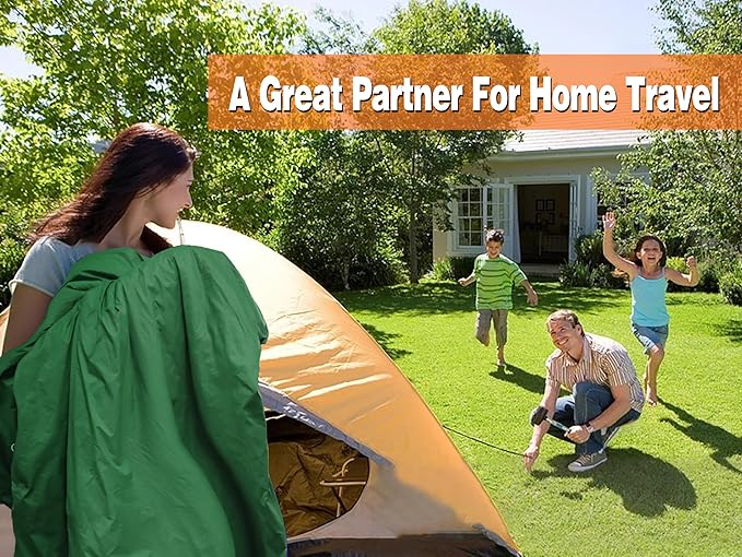 ECOOPRO Warm Weather Sleeping Bag - Portable, Waterproof, Compact Lightweight, Comfort with Compression Sack - Great for Outdoor Camping, Backpacking & Hiking-83 L x 30" W Fits Adults