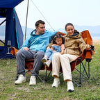 Timber Ridge Double Camping Chair, Heavy Duty Outdoor Folding Camp Couch, Loveseat Camping Chairs Perfect for Campsites, Patio/Lawn, Soccer Games or Other Youth Sports, Supports 600 lbs