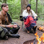 Arcturus Rainier Wool Blanket - 4.5lbs Warm, Heavy, Washable, Large | Great for Camping, Outdoors, Survival & Emergency Kits (Lava Canyon)