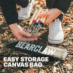 BEARCLAW Smores Sticks for Fire Pit - Accessories for Campfire Marshmallow Roasting Sticks Smores Kit Outdoor-Smore Skewers Hot Dog Fork For Outside, Camping Essentials Bonfire Gear Long 32" 12 Pack