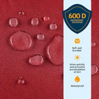 Alpcour Folding Stadium Seat – Deluxe Outdoor Camping Reclining Waterproof Cushion Chair for Bleachers – Best 6-Position Back Support Picnic Bleacher Seats w/Extra Thick Padding for Support & Comfort