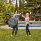 EAST OAK Screen House Tent Pop-Up, Portable Screen Room Canopy Instant Screen Tent 6 x 6 FT with Carry Bag for Patio, Backyard, Deck & Outdoor Activities, Beige