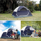 CAMEL CROWN Tents for Camping 2/3/4/5 Person Camping Dome Tent, Waterproof,Spacious, Lightweight Portable Backpacking Tent for Outdoor Camping/Hiking