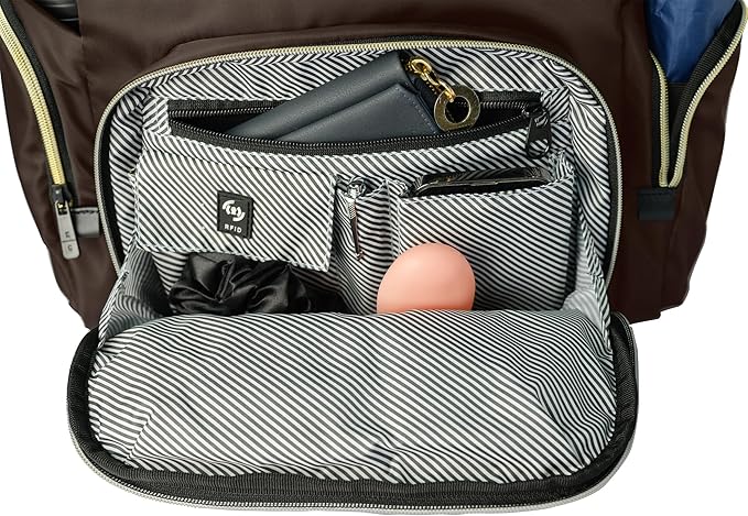 Kenneth Cole REACTION Sophie Backpack, Chocolate Brown, 15" Laptop