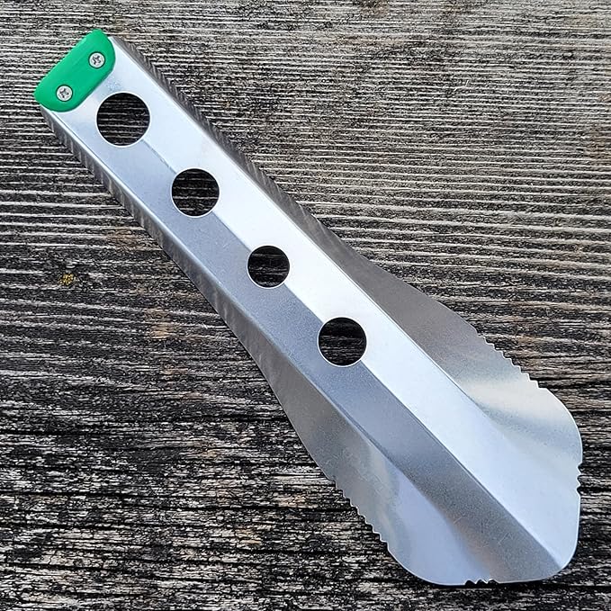 Ultralight Backpacking Trowel, 0.48 oz (13.5g) Grass Green