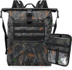 Xtreme Sight Line ~ AQUA RT Large Water-Proof Faraday Backpack/Small LITE Faraday Bag Combo ~ Tracking/Hacking Defense ~ Backwoods Camo