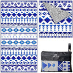 Elite Trend Quick Dry Towel Extra Large 78x35 Inch - Microfiber Beach Towel - Perfect for Beach, Travel, Swimming, Pool, Yoga, Hiking, Camping - Lightweight, Fast Drying, Compact for Adults (Aztech)