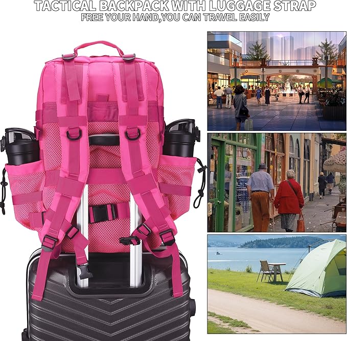 Military Tactical Backpack 45L/25L 3 Day Assault Pack Molle Daypack Hiking Backpack for Men and Women