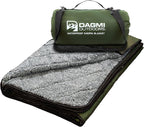 Sherpa Waterproof Outdoor Blanket. Large Sherpa Camping & Stadium Blanket for Cold Weather. Perfect for Picnic, Sports, Concerts, Outdoors, Boat. Windproof, Extra Warm, Machine Washable.