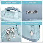 PIJUSHI Laptop Backpack for Women Men Personal Item Travel Backpack Convertible Carry on Bag Flight Approved(PE042 Teal Blue)