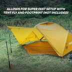 Fire-Maple Tropics Freestanding 2P Backpacking Tent - Lightweight, Waterproof, 3-Season Tent with Spacious Interior and Easy Setup - Perfect for 2 Adults, Camping, Hiking, and Outdoor Adventures.
