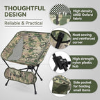 MARCHWAY Lightweight Folding Camping Chair, Portable Foldable Compact for Outdoor Camp, Travel, Beach, Picnic, Festival, Hiking, Backpacking, Supports 330Lbs (Camo)