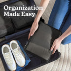 Vandel Space-Saving Compression Packing Cubes for Women, Men, Compressible Carry On Suit Case Organizer Luggage Packing Cubes for Travel Organizer Bags for Luggage and Backpacks, Suitcase Cube