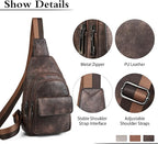 Sling Bag Crossbody Bags for Women Small Cross Body Bag Fanny Packs Chest Sling Purse for Daily Travel Leisure Sport