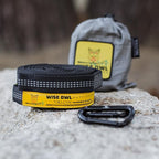 Wise Owl Outfitters Hammock Straps for Trees – 10ft Heavy-Duty Tree Hanging Kit with Carabiners, 38 Loops & Hooks – Essential Hammock Accessories for Camping