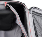 DELSEY PARIS Helium DLX Softside Expandable Luggage with Spinner Wheels, Black, 3 Piece Set (20/25/29)