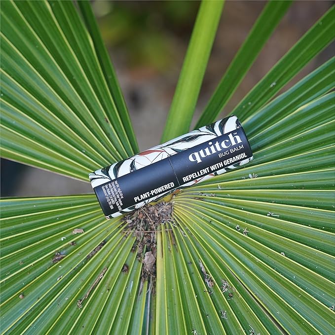 Quitch Mosquito Bug Repellent Balm, Bug Spray Alternative Insect Repellent Travel Size, DEET-Free Vacation Essentials Cruise Must Have, Natural Bug Repellent Wipes Alternative, Made in The USA