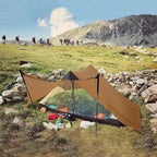 Night Cat Ultralight Tent 1 Person for Professional Backpacker Hiker 2 LBS Only Lanshan Backpacking Bivvy Ground Tent Heavy Rain Waterproof Trekking Pole Not Included