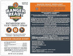 Ranger Ready Repellents Tick Spray and Insect Repellent, Picaridin 20% Bug Spray, Orange Scent, 8 Oz. (Pack of 3)