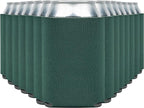 Blank Beer Can Coolers Sleeves (30-Pack) Soft Insulated Beer Can Coolies - HTV Friendly Plain Koolies in Bulk for Beer Cans & Bottles - Coolie Blanks for Vinyl Projects & Wedding Favors (Forest Green)