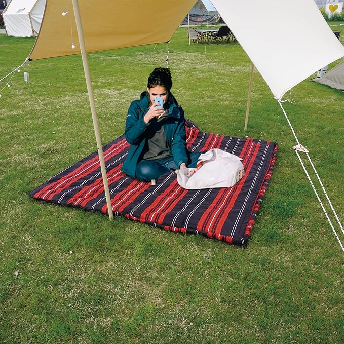 Polycotton Sleeping Bag for Adult,Cold&Warm Weather Large with Compression Sack and Water Resistant for Family Camping,Travel and Car Camping