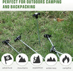 Shimeyao 10" Tent Stakes Camping Heavy Duty Stakes Bulk Metal Ground Pegs Camping Spikes Galvanized for Outdoor Pitching Canopy