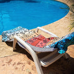 Quick Dry Towel Extra Large 78x35 Inch - Microfiber Beach Towel - Perfect for Beach, Travel, Swimming, Pool, Yoga, Hiking, Camping - Lightweight, Fast Drying, Compact for Adults (The Wild)