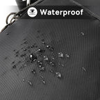 VADOO Sling Bag for Men Women, Anti Theft Crossbody Shoulder Bag with Zipper Lock, RFID Blocking & Waterproof for Travel