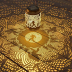 Bigfoot Solar Lantern for Garden Outdoor Decor – Hanging Metal Light Decoration for Patio, Yard, Lawn, Pathway, Backyard – Sasquatch Gift for Mom, Women, Grandma