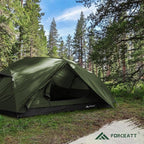 Forceatt Tent for 2 and 3 Person is Waterproof and Windproof, Camping Tent for 3 to 4 Seasons,Lightweight Aluminum Pole Backpacking Tent Can be Set Up Quickly,Great for Hiking