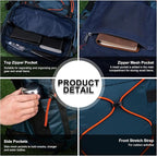 MOUNTAINTOP Hiking Backpack 35L Travel Backpack Lightweight Daypack for Men&Women Outdoor Camping