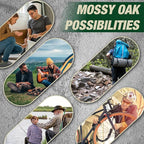 MOSSY OAK Multitool Pocket Knife, 10-in-1 Folding Pocket Knife Multitool with Stainless Steel Blade, Saw, Can Opener, Screwdrivers – EDC Tool for Camping, Hiking, Survival