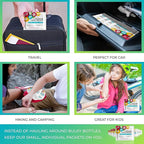 First Aid Emergency Medical Kit Mini and Travel Size - | Great for Kids, Schools, Business, Hiking, Camping | Wound Care Products (Abstract) (1)