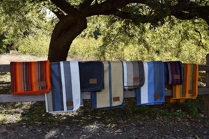 QISU Alpaca Wool Blanket Throw | Large, Beautiful, Warm, Variegated | 85 x 65 inches | Ultra-Soft, Hypoallergenic and Breathable | Non-Itchy or Scratchy (Turquoise Sea Foam Variegated)