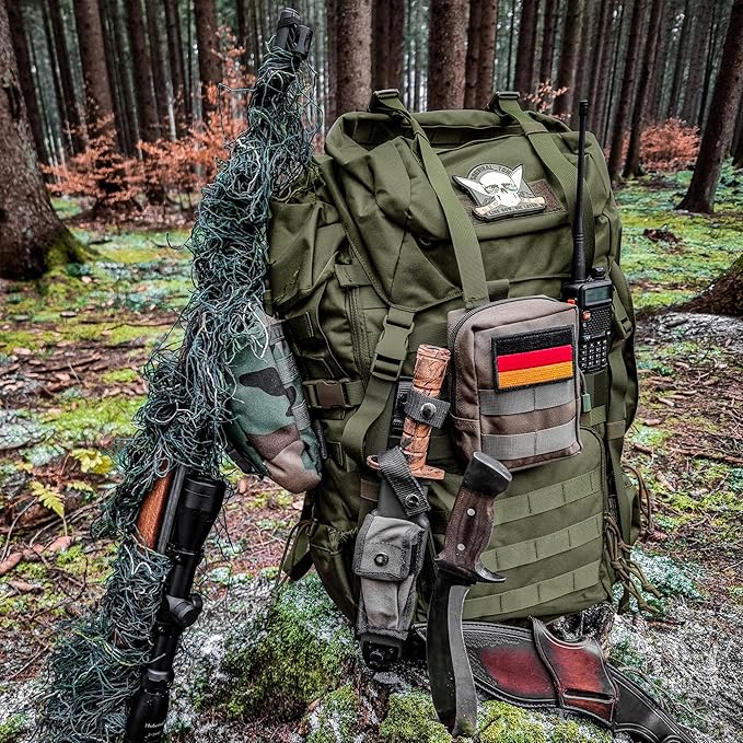 Mardingtop 70L Internal Frame Backpack for Hunting,Camping,Hiking Backpacking Backpack with Rain Cover