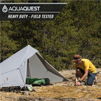 AquaQuest Defender Tarp – Heavy-Duty Waterproof (20,000 mm) Seam-Taped Rain Fly for Camping, Bushcraft & Survival