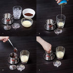 Vietnamese Coffee Filter Maker Press. Screw Down Phin Made in Vietnam. Authentic (2, Medium (8 oz)).