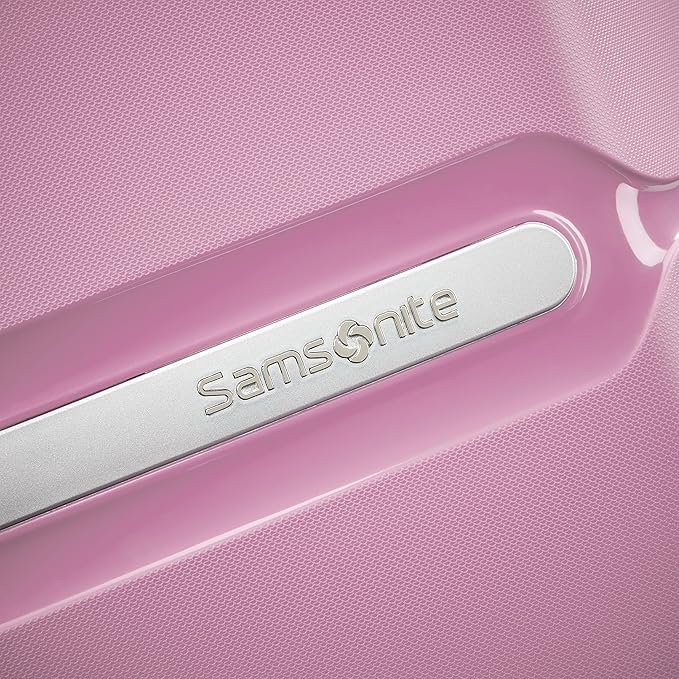 Samsonite Freeform 2-Piece Luggage Set - Carry-On & Large Checked Luggage with Dual Spinner Wheels - Durable Polypropylene Hardshell - TSA Lock, Airline-Approved - Expandable Hard Shell - Pink Rose