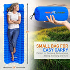 SereneLife Lightweight & Compact Camping Gear – Sleeping Pads & Bags with Built-in Pillows for Outdoor Comfort, Waterproof & Tear-Resistant Design, Perfect for Hiking, Backpacking, Couples & Solo Use