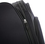 American Tourister 4 KIX 2.0 Expandable Softside Luggage with Spinner Wheels, 24 SPINNER, BLACK