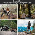 GEERTOP Ultralight Bivy Tent for 1 Person 3 Season Waterproof Single Person Backpacking Tent for Camping Hiking Backpack Travel Outdoor Survival Gear